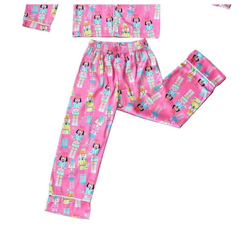 NEW TWEENSTYLE girl's wooden soldier loungewear set in pink